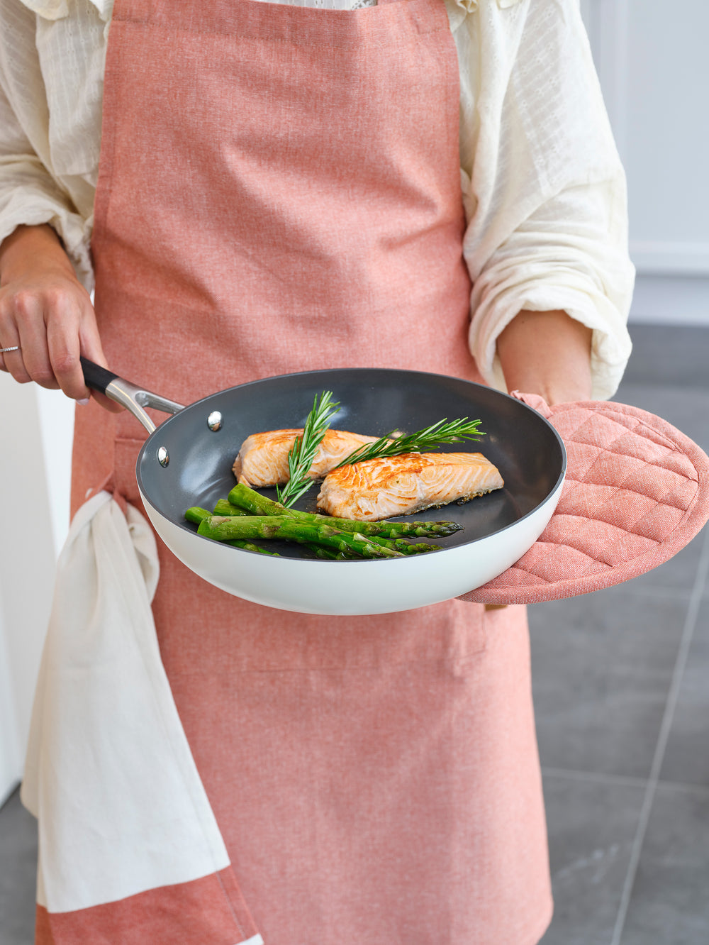 Cosy & Trendy Theedoeken Stoff Roest 50 x 70 cm - 3 Stuks