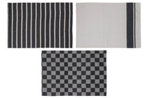 Cosy & Trendy Theedoeken Stoff Black Chambray 50 x 70 cm - 3 Stuks