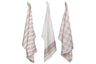 Cosy & Trendy Theedoeken Stoff Sand 50 x 70 cm - 3 Stuks