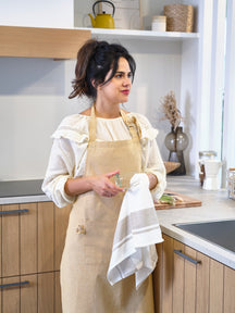 Cosy & Trendy Theedoeken Stoff Sand 50 x 70 cm - 3 Stuks