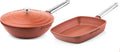 Westinghouse Set de Poêles Performance (Poêle Wok + Poêle Grill) ø 28 cm - Rouge - Induction et tous autres feux