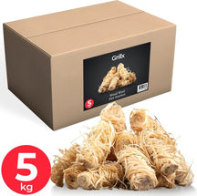 GrillX BBQ Aanmaakkrullen - Aanmaakhout - Aanmaakwokkels - 5 KG