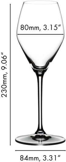 Verres Riedel Rosé / Verres à Champagne - 4 pièces