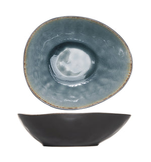 Cosy & Trendy Schalen Laguna Blue Grey 20 x 17 cm - 4 Stuks