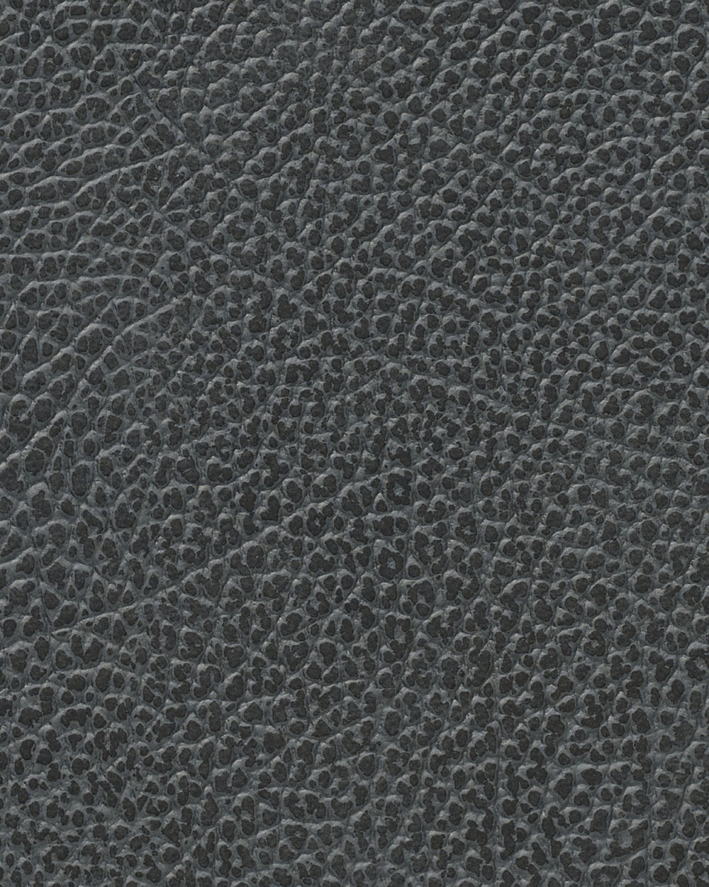 LIND DNA Onderzetters Hippo - Leer - Black Anthracite - 13 x 11 cm - 4 Stuks