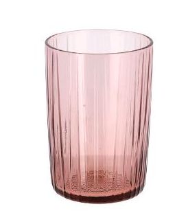 Verre à eau Bitz Kusintha - Rose - 280 ml - 4 pièces