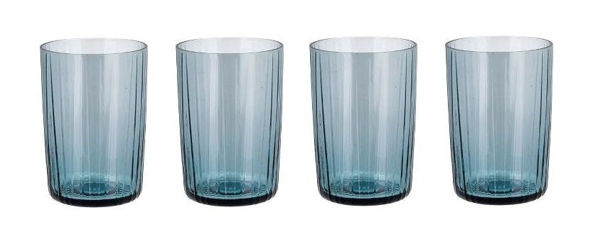 Verre à eau Bitz Kusintha Bleu 280 ml - 4 pièces