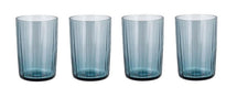 Bitz Waterglas Kusintha - Blauw - 280 ml - 4 stuks