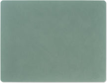 LIND DNA Placemats Nupo - Leer - Pastel Green - 45 x 35 cm - 2 Stuks
