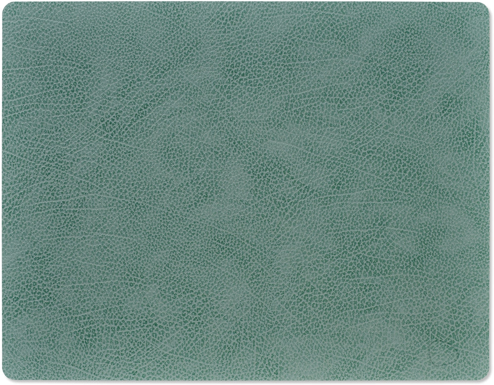 LIND DNA Placemats Hippo - Leer - Pastel Green - 45 x 35 cm - 2 Stuks