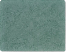 LIND DNA Placemats Hippo - Leer - Pastel Green - 45 x 35 cm - 2 Stuks