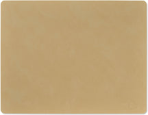 LIND DNA Placemats Nupo - Leer - Khaki - 45 x 35 cm - 2 Stuks