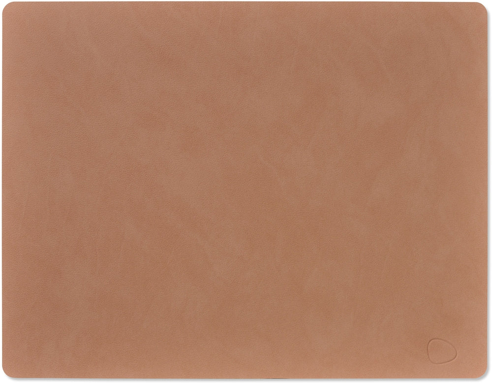 LIND DNA Placemats Nupo - Leer - Old Rose - 45 x 35 cm - 2 Stuks