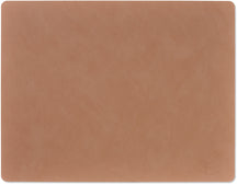 LIND DNA Placemats Nupo - Leer - Old Rose - 45 x 35 cm - 2 Stuks