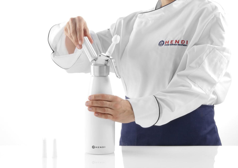 Hendi Siphon à crème Blanc 500 ml