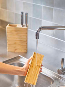 Cosy & Trendy Messenblok Delish Chef 18 x 9 x 22 cm - geschikt voor 9 messen of kookgerei