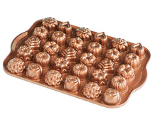 Nordic Ware Moule à pâtisserie Teacakes & Bonbons Bundt Cuivre - 30 pièces