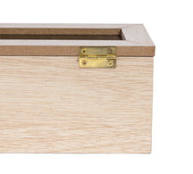 Sakura Tea Theedoos - Hout - 6-vaks - met Fluweel - 43 x 9 cm