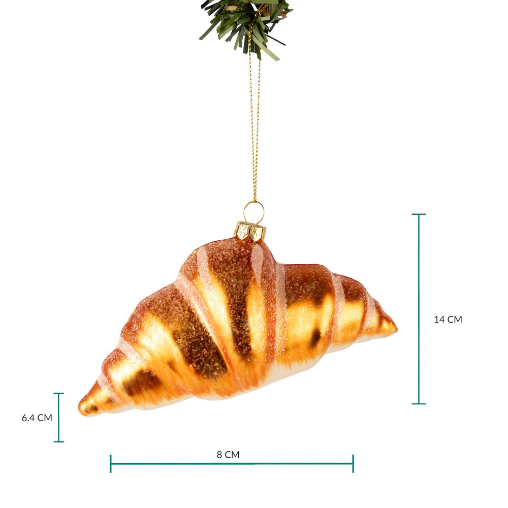 Croissant Boule de Noël Nordic Light 14 cm