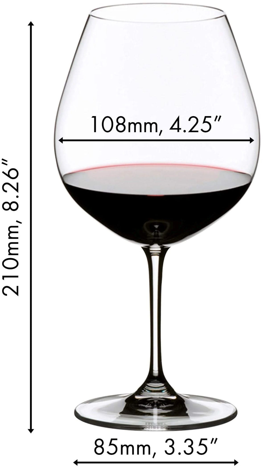 Riedel Verres à Vin Rouge Vinum - Pinot Noir - 2 pièces