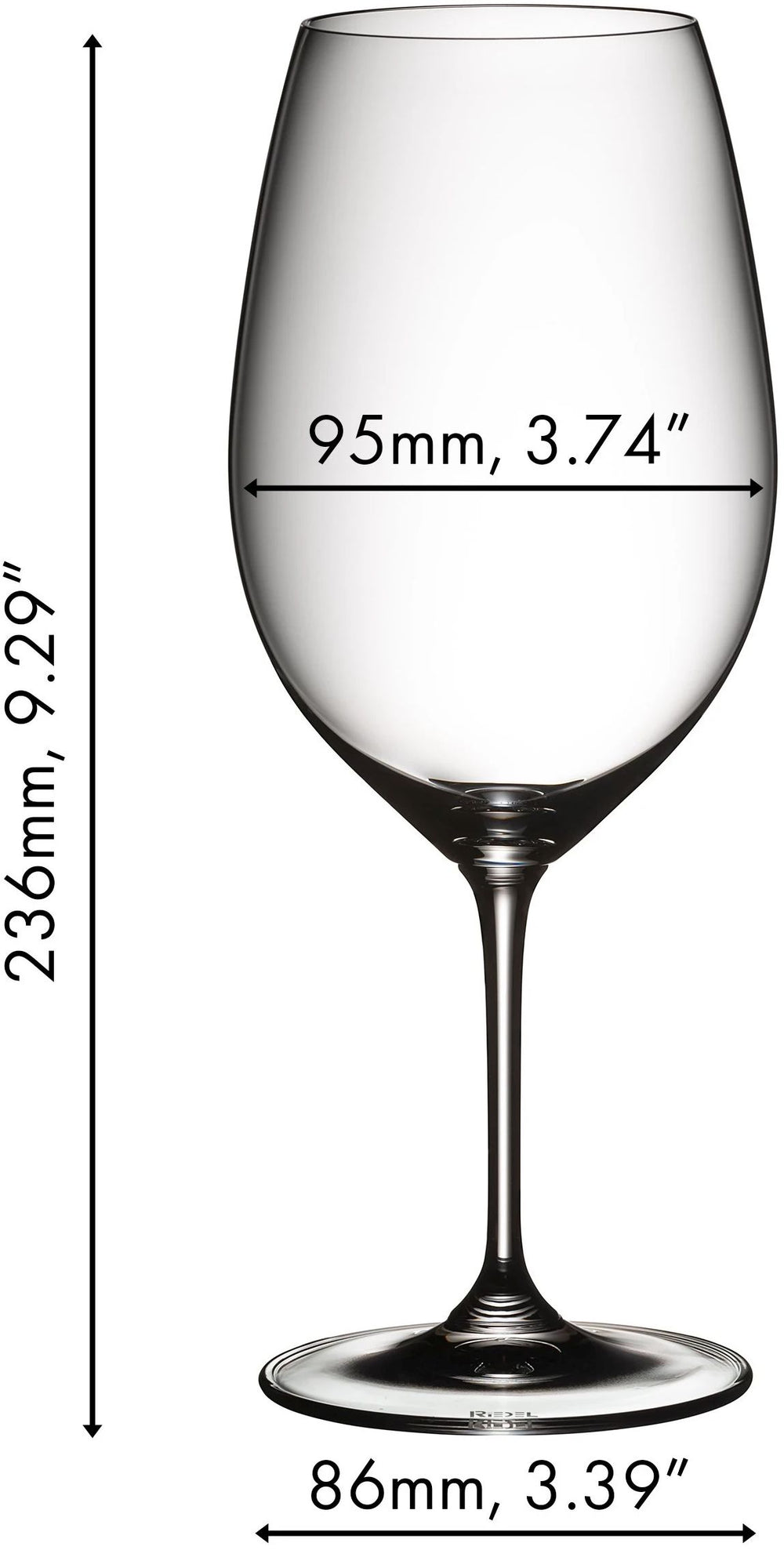 Verres à vin rouge Riedel Vinum - Syrah / Shiraz - 2 pièces