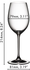 Riedel Witte Wijnglazen Vinum - Sauvignon Blanc / Dessertwijn - 2 stuks