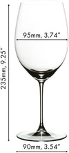 Riedel Rode Wijnglazen Veritas - Cabernet / Merlot - 2 stuks