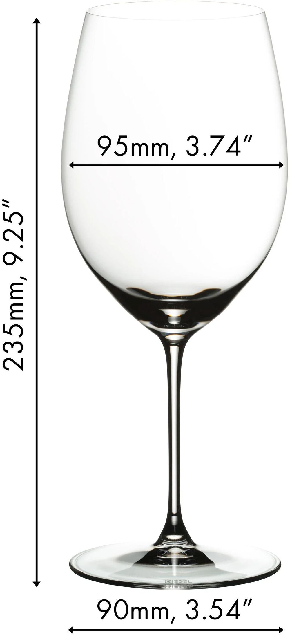 Riedel Veritas Verres à Vin Rouge - Cabernet / Merlot - 2 Pièces