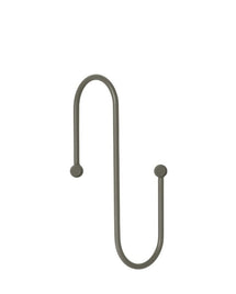 Blomus Porte-Manteau Mural Curl 14 cm - Gris Acier