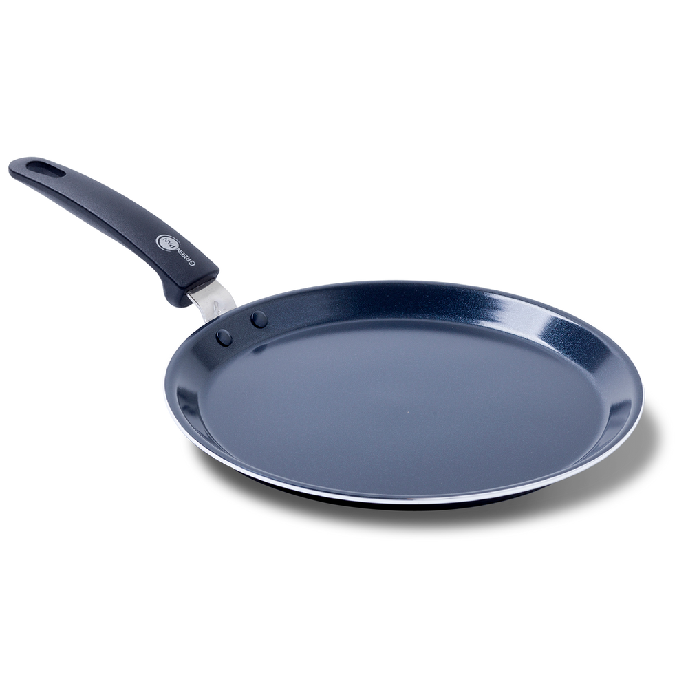 GreenPan Pannenkoekenpan / Crepepan Essentials - Zwart - ø 28 cm - keramische anti-aanbaklaag