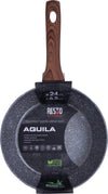 Ensemble de poêles Resto Kitchenware Aquila ø 24 + 26 + 28 cm - Induction et toutes autres sources de chaleur