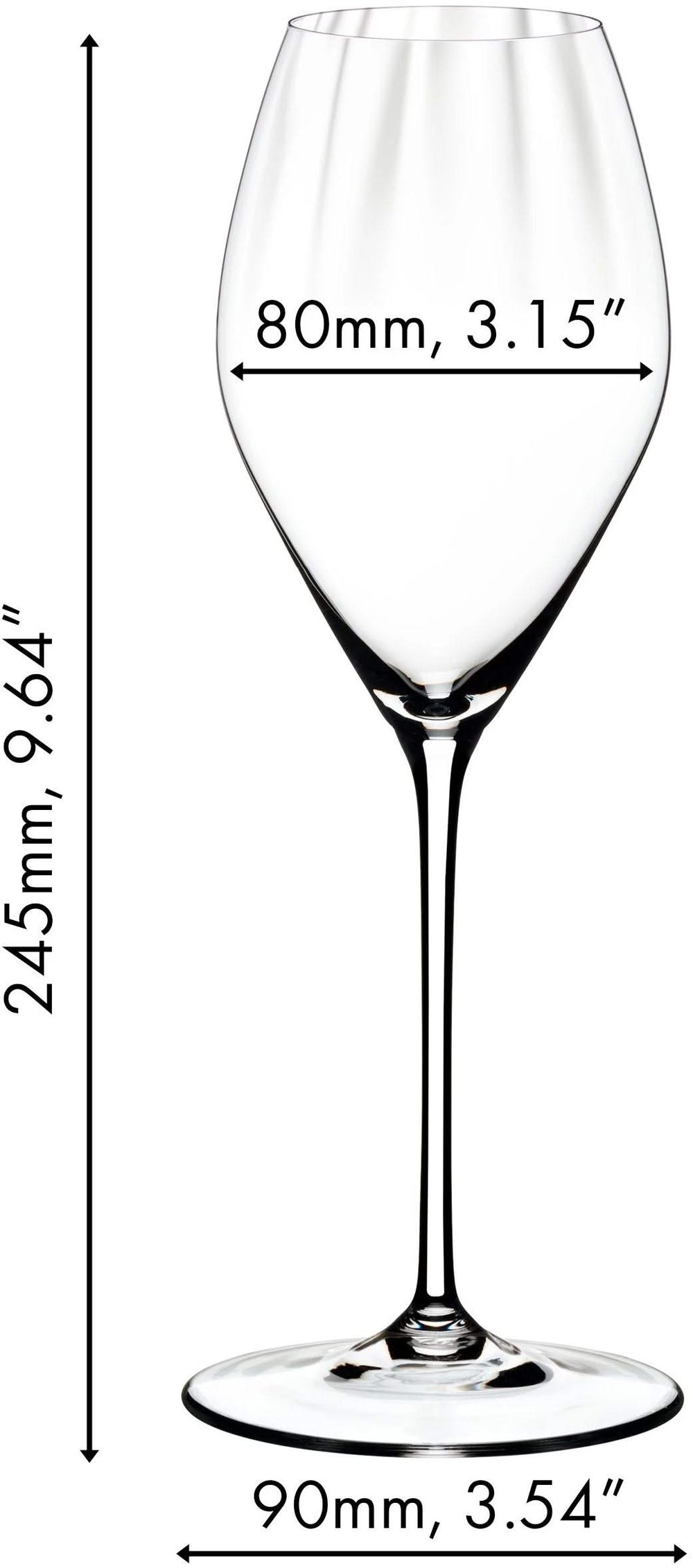 Riedel Champagne Glazen Performance - 2 stuks