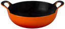 Poêle Wok / Plat Balti Le Creuset - Rouge orange - ø 24 cm / 2,7 litres - revêtement antiadhésif émaillé