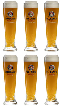 Verres à bière Paulaner Weizen - 500 ml - 6 pièces