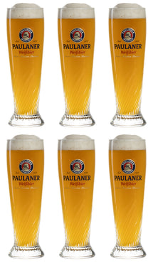 Paulaner Bierglazen Weizen - 300 ml - 6 stuks