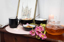 Cookinglife Mokken Nola Warm Grey 350 ml - 6 stuks