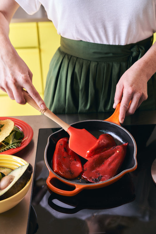 Le Creuset Poêle Signature - Rouge Orange - ø 16 cm - revêtement antiadhésif émaillé