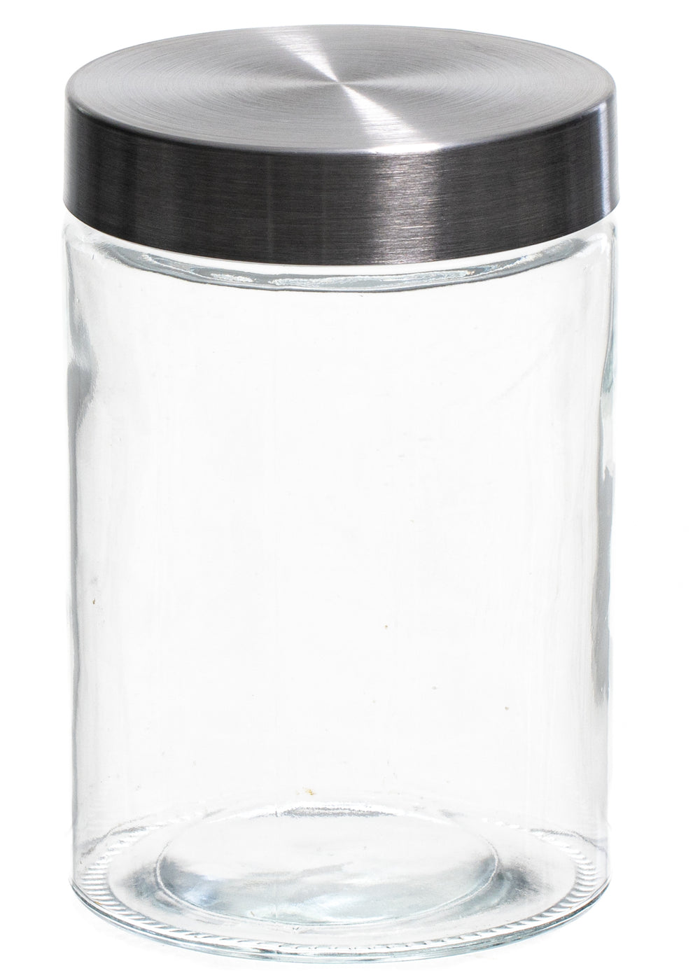 Pot de conservation Sareva - Couvercle verre/inox - ø 11,5 cm / 1,25 litre