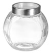 Sareva Voorraadpot / Snoeppot - Glas / RVS deksel - 2.2 liter