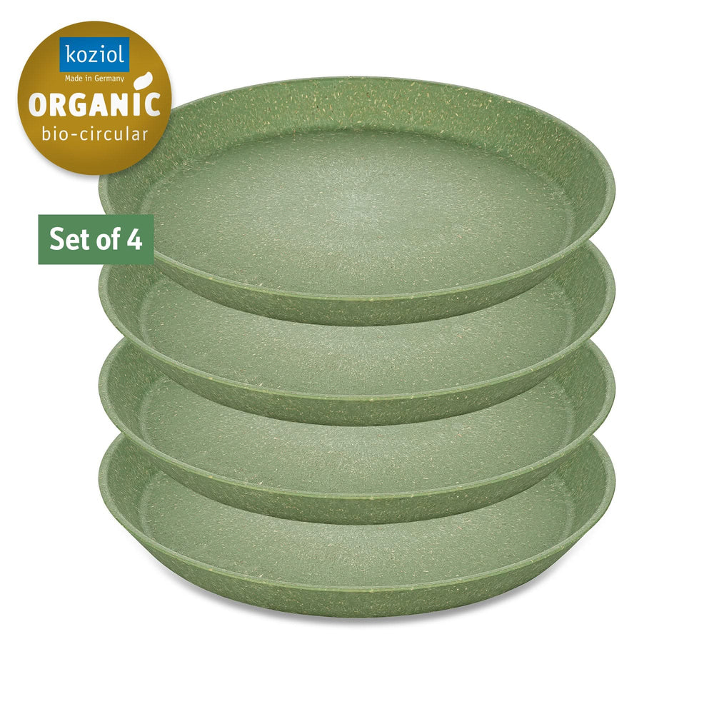 Koziol Assiettes Petit Déjeuner Connect Vert ø 21 cm - 4 Pièces