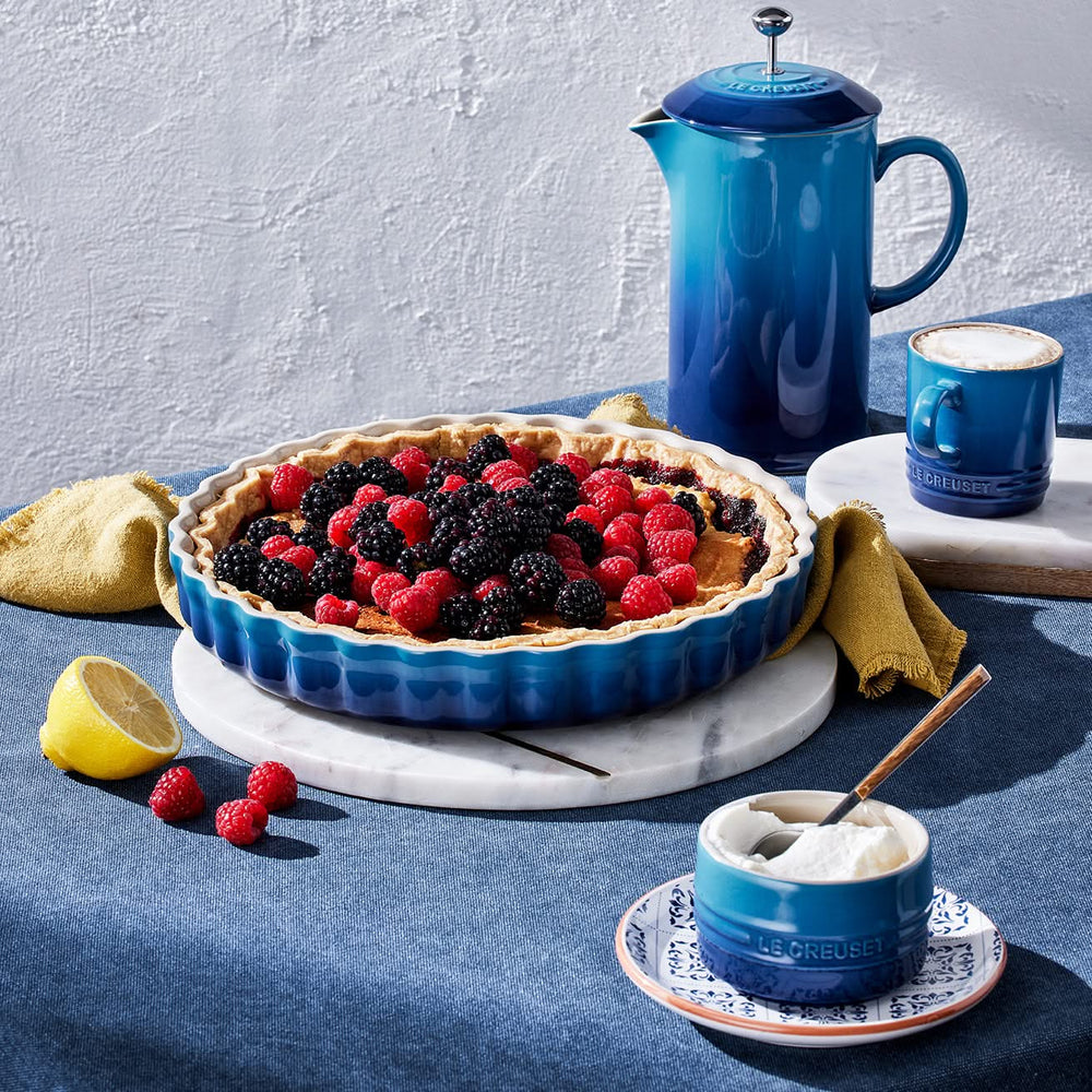 Le Creuset Taartvorm Heritage - Azure - ø 28 cm