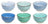 Studio Tavola Kleine Kommen Ocean Blue ø 12 cm - 6 stuks