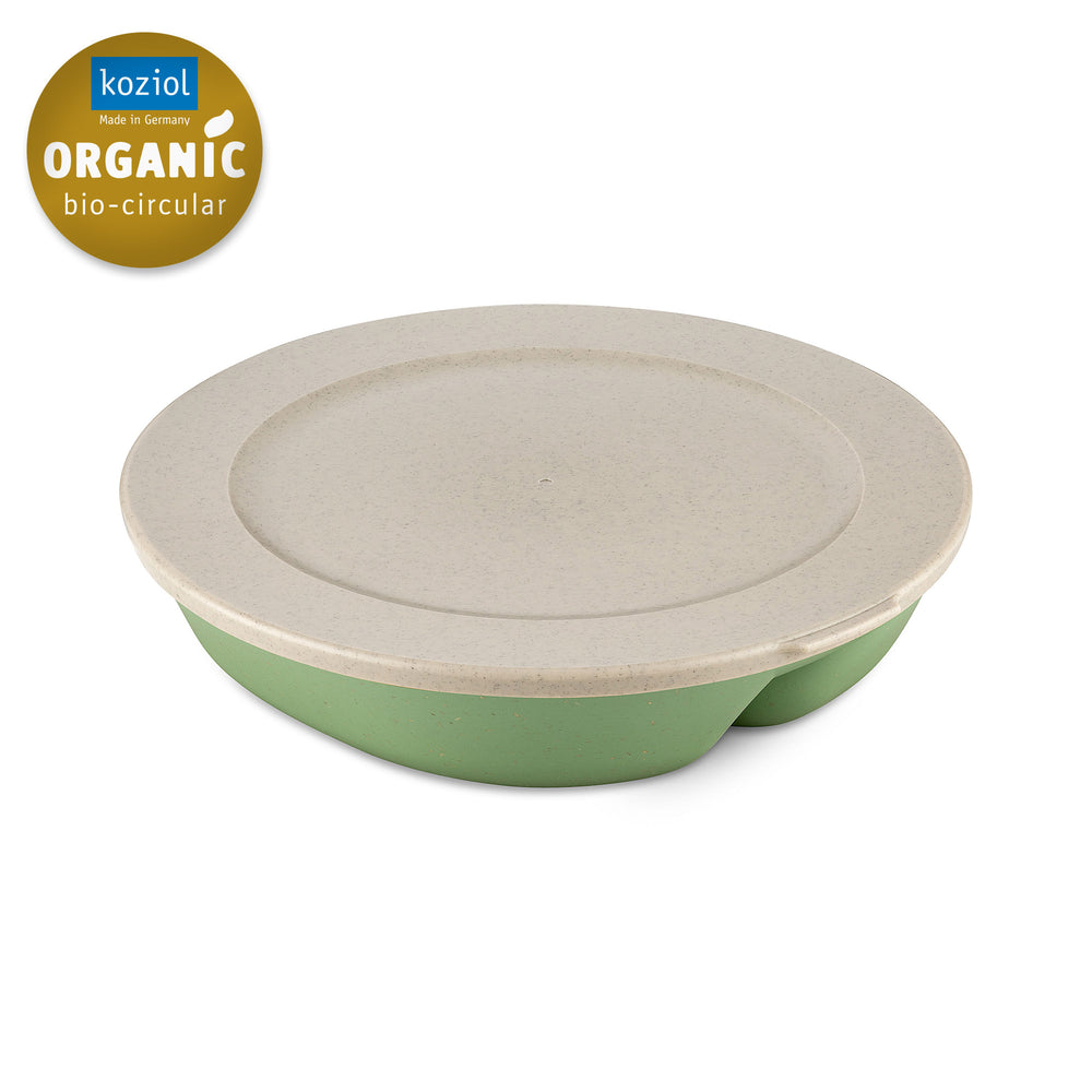 Koziol Gourmetbord met deksel Connect Groen ø 25 cm / 1.5 Liter