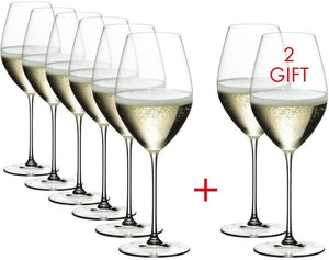 Riedel Champagneglazen - Flutes - Veritas - 449 ml - Pay 6 Get 8