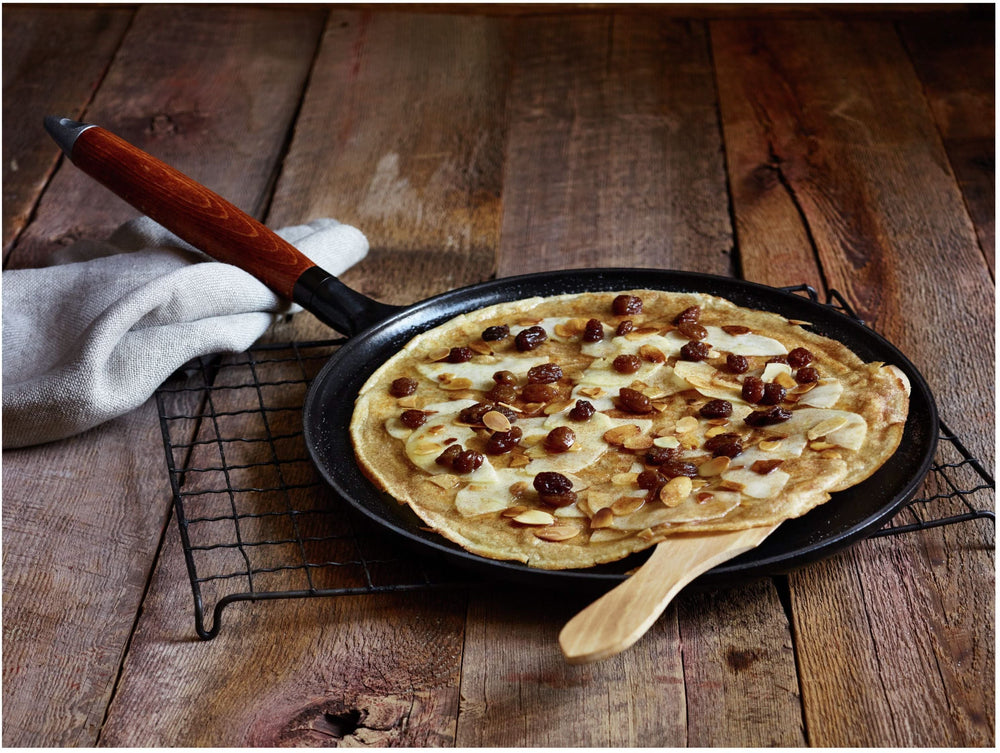 Staub Pannenkoekenpan / Crepepan - Zwart - ø 28 cm - geëmailleerde anti-aanbaklaag