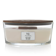 Bougie Parfumée WoodWick Ellipse Miel Blanc - 9 cm / 19 cm