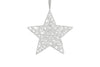 Countryfield Christmas Star Silver Leonie B - avec minuterie LED - Petit