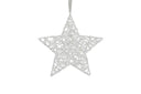 Countryfield Christmas Star Silver Leonie B - avec minuterie LED - Petit