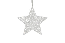 Étoile de Noël Countryfield Argent Leonie B - avec minuterie LED - Petite