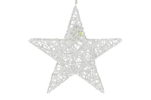 Countryfield Christmas Star Silver Leonie B - avec minuterie LED - Moyen